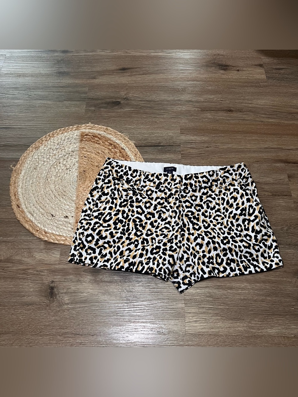 J. CREW Leopard Print  Womens Shorts
